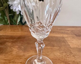 Vintage Kristal Zajecar Crystal Wine Glasses Set of 4 Made in
