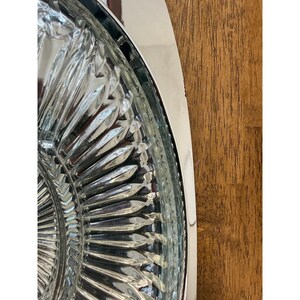 Vintage Gourmates Glo-Hill Canada Atomic Tray Chrome Platter Ruby Handles MCM image 12