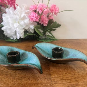 Blue Mountain Pottery Canada Grüne Tropfglasur Vase Vintage Mid Century Decor