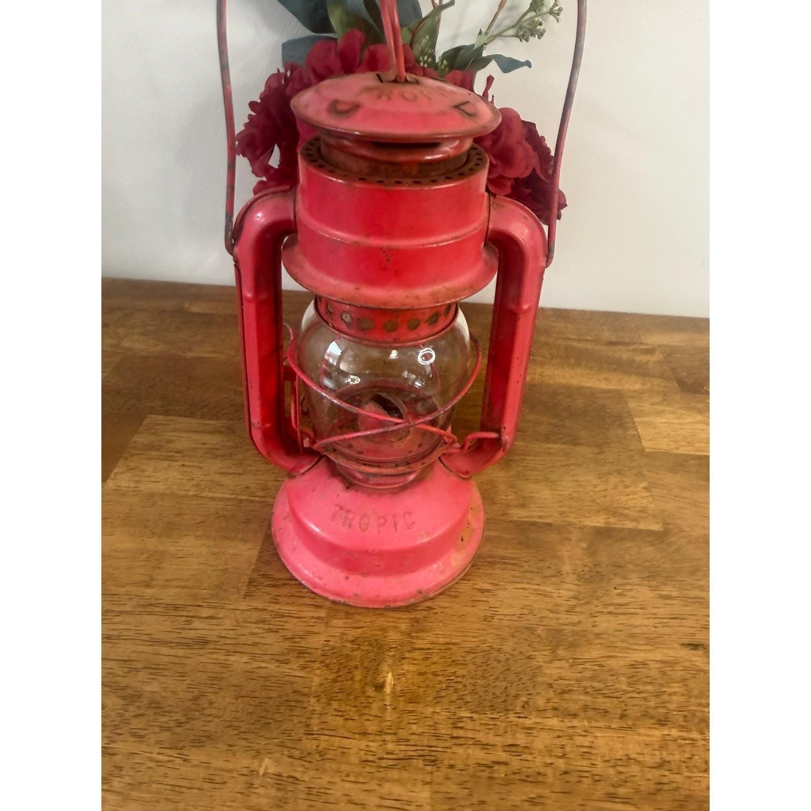 Vintage Chalwyn Tropic Hurricane Lantern Made in England Lamp