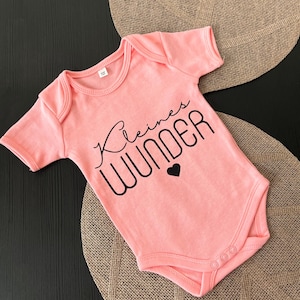 Personalized baby bodysuit, baby bodysuit with name, birth gift, handmade