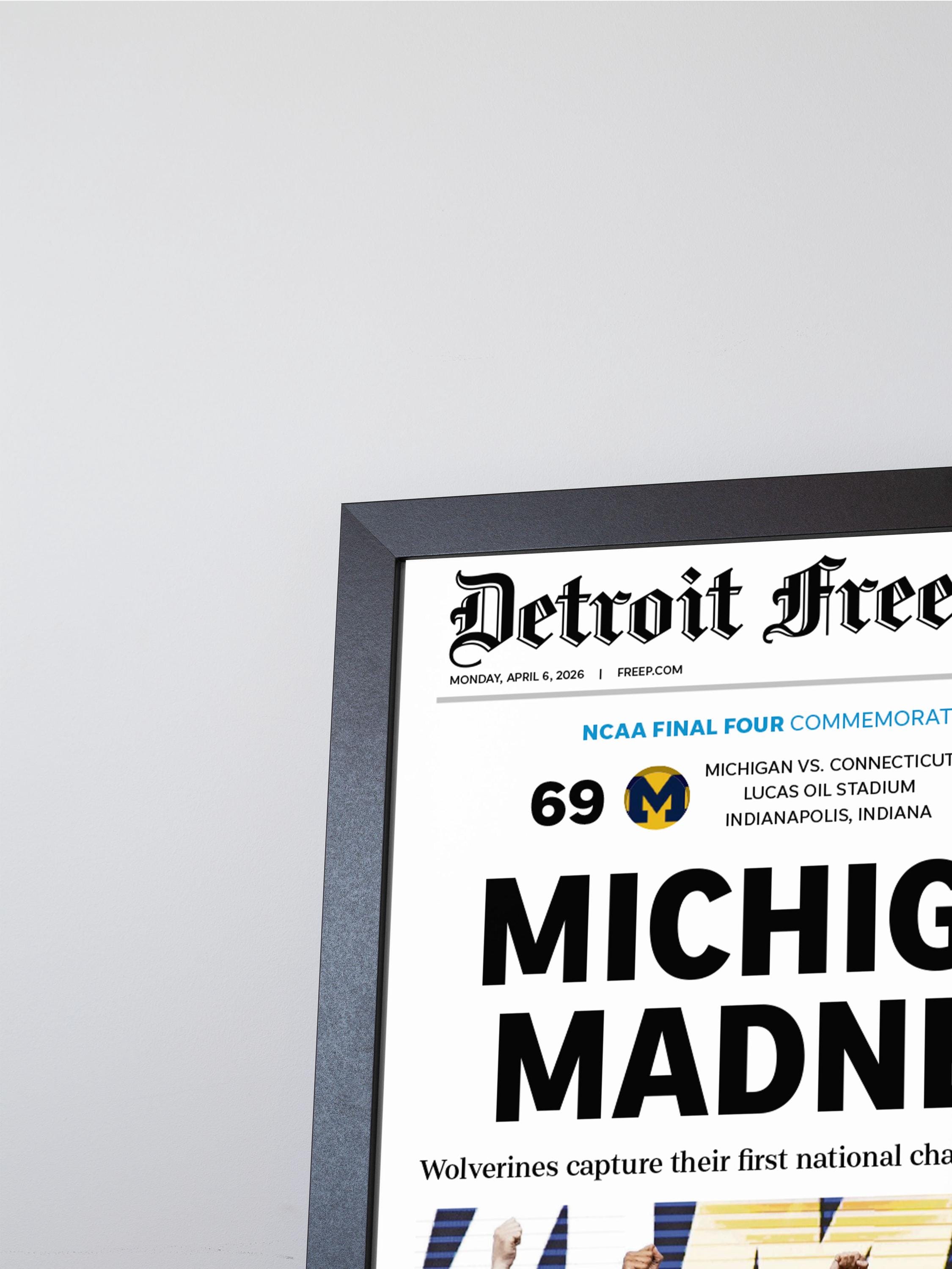 Michigan Edition Label 2026 Michigan Basketball “michigan Madness” NCAA Championship Edition ...