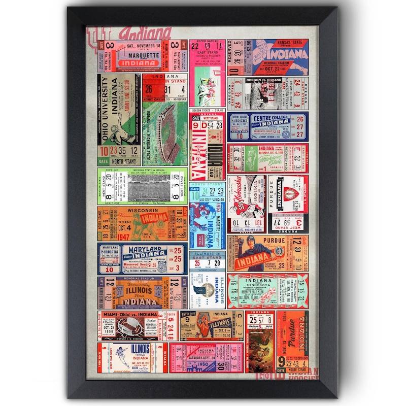 Football Tickets Display - Etsy