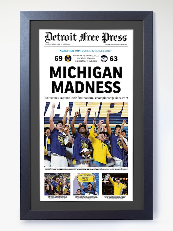 2026 Michigan Basketball “michigan Madness” NCAA Championship