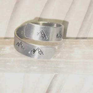 Take Me To The Mountains Wrap Ring