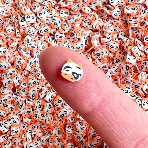 5mm Miniature Cow Clay Sprinkles, Fimo slices, Faux Sprinkles for Nail art Design/Embellishment, Slime Making, DIY art, NOT Edible