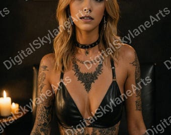 Acquista online la migliore stampa artistica di ritratti di donne dark fantasy. Scaricala subito per una decorazione da parete unica. Consegna gratuita!