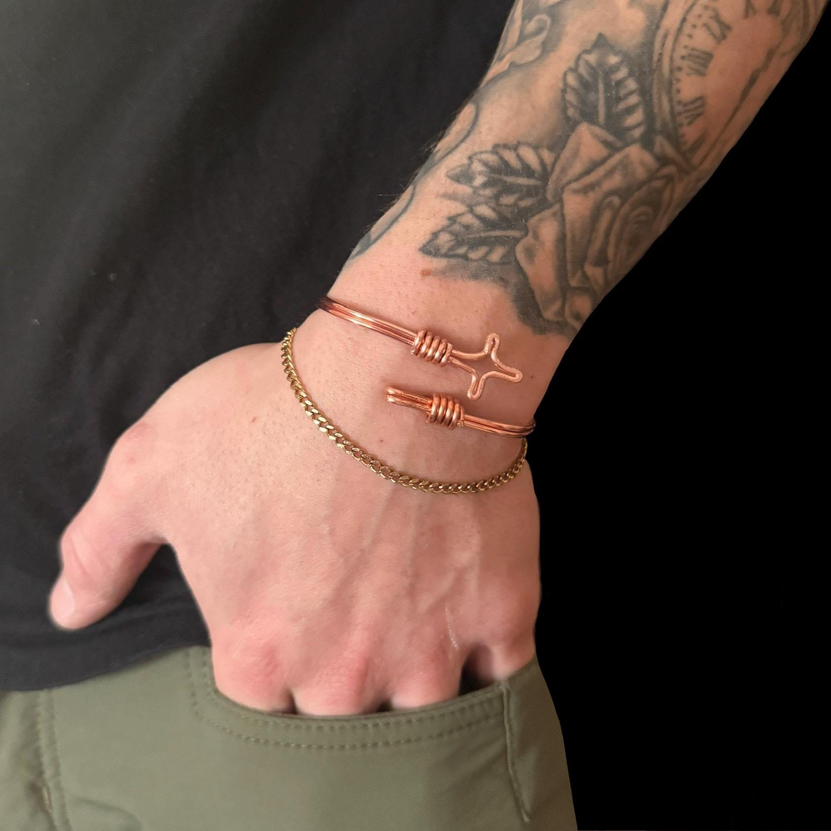 Cross Bangle - Etsy Cross Bangle - Etsy