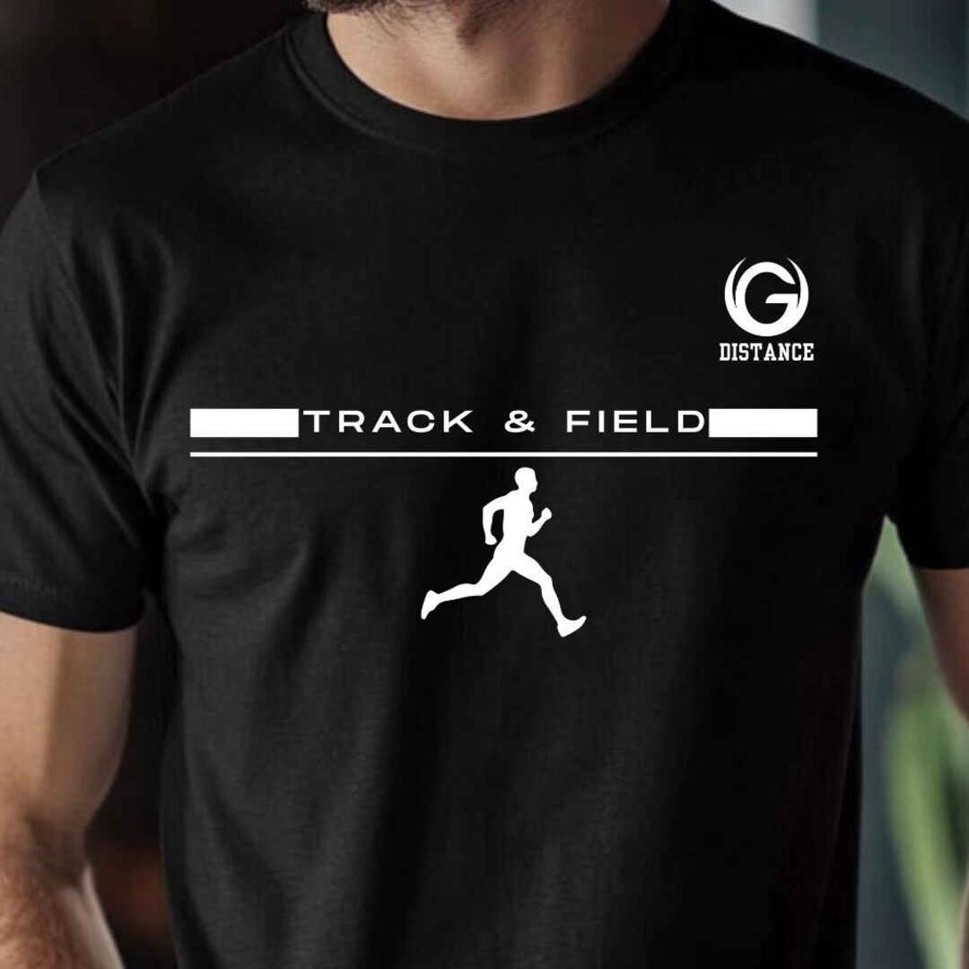Distance Runner Track and Field Tee | Track Athlete Graphic Shirt - Etsy