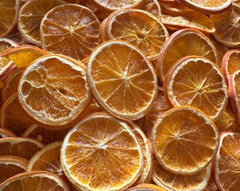 20 x Rodajas de naranja secas para manualidades y coronas navideñas, guirnaldas navideñas,