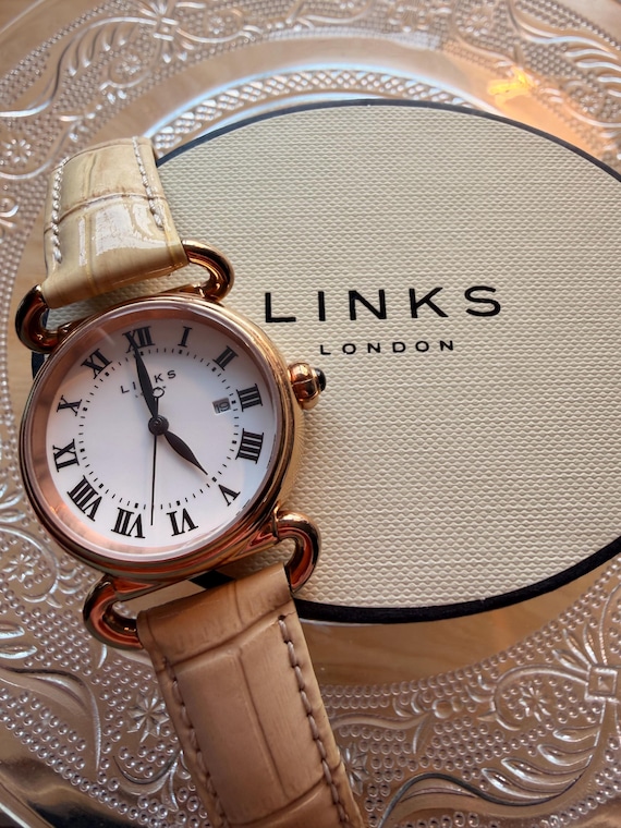 Links of London ladies gold plated watch