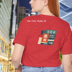 Hong Kong Street Food Shirt, Mong Kok Food T Shirt, Neon Eat Shop Repeat Tee, Gift for Travelers