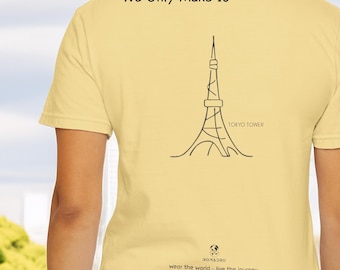 Tokyo Tower Shirt, Tokyo Japan T Shirt, Tokyo Wahrzeichen T-Shirt, Geschenk für Japan-Liebhaber