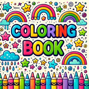 Animal Coloring Book for Kids: Fun and Easy (Printable PDF)