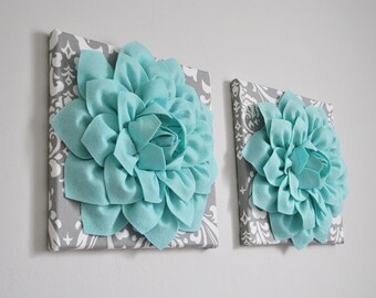 teal wall decor etsy