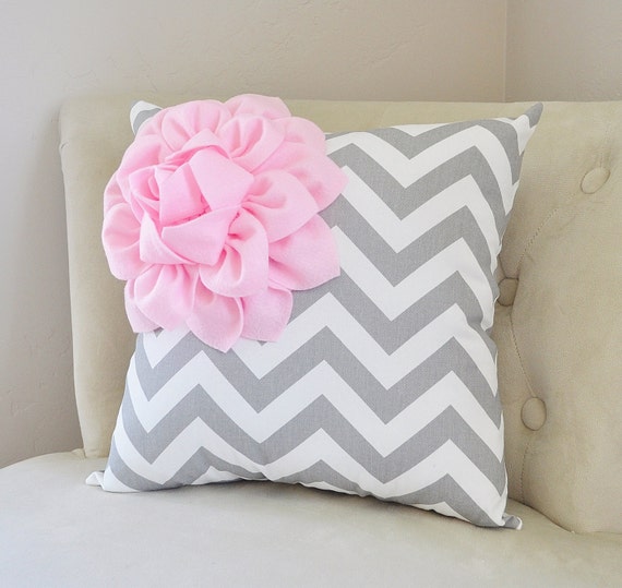 Pale Pink Throw Pillows. Baby Pink Nursery Pillow. Chevron Etsy