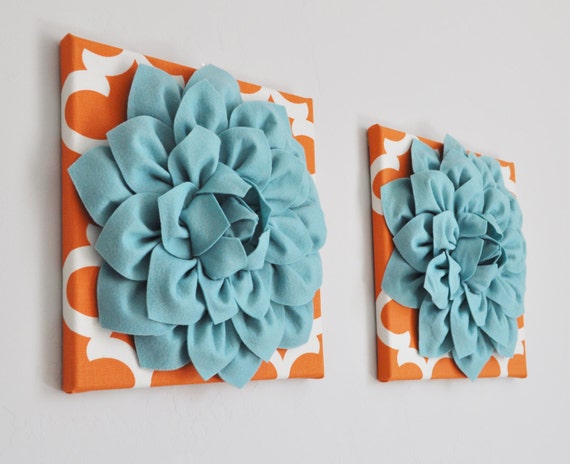 Modern Wall Hanging Set Retro Vintage Inspired Wall Art Etsy