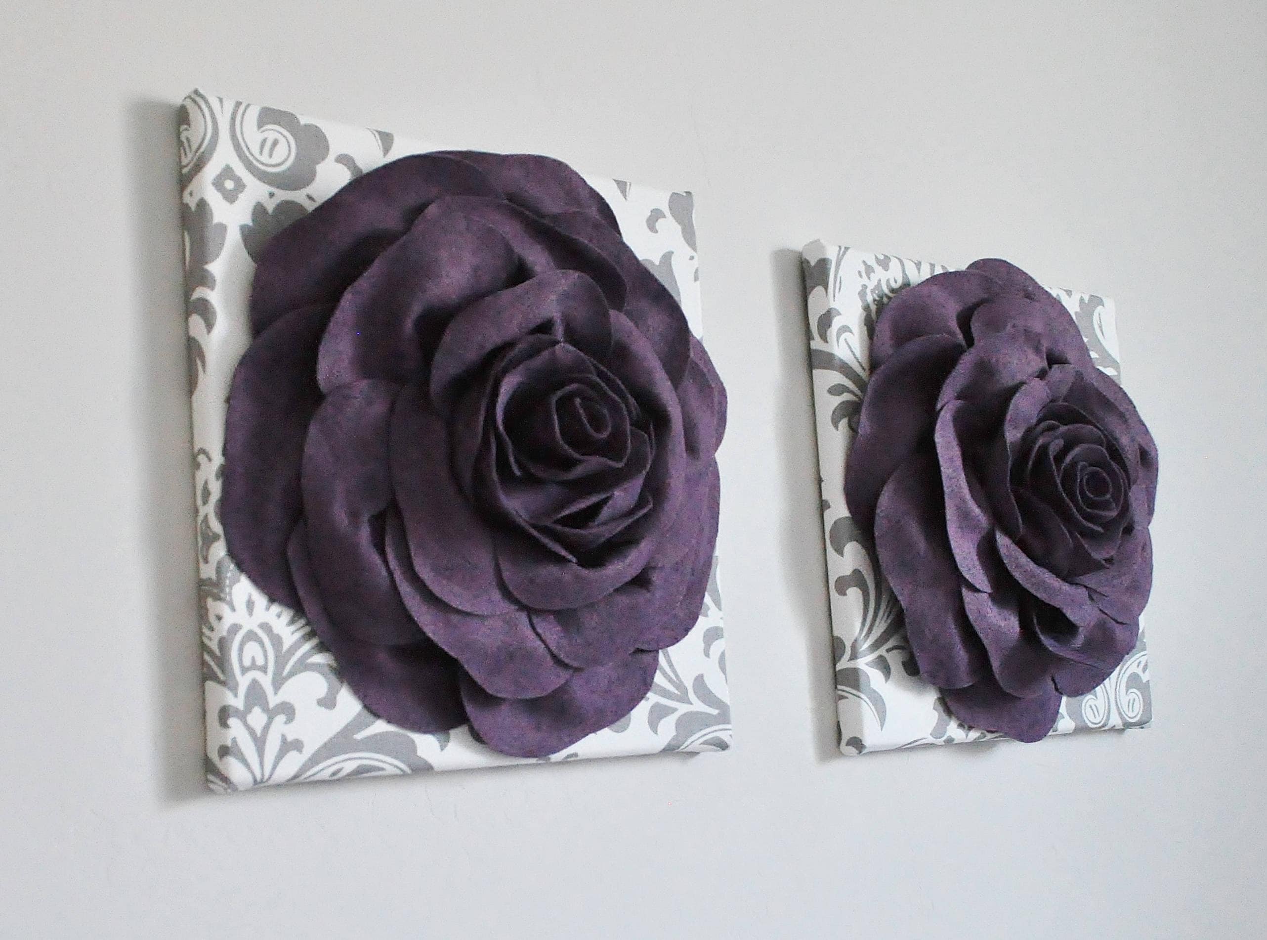 Plum Purple Wall Art Sugar Plum Wall Art Royal Wall Art Etsy