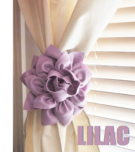 Chambre d\'enfant Decor-deux Dahlia fleur Rideau Tie dos Rideau ... Chambre d\'enfant Decor-deux Dahlia fleur Rideau Tie dos Rideau ...