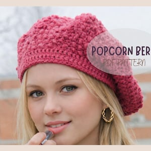 Popcorn Beret - Etsy