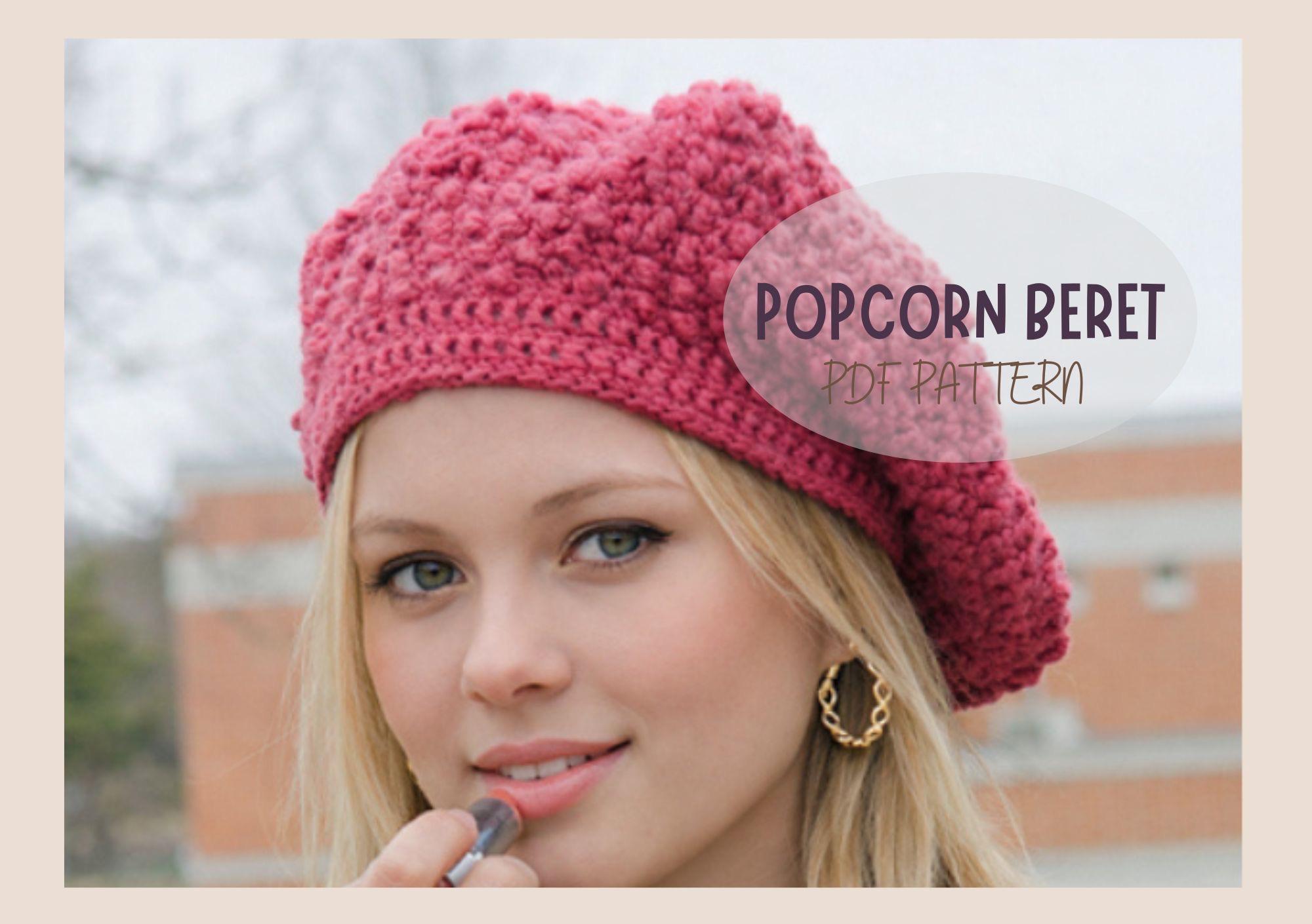 帽子 Popcorn Beret color 4-6y Popcorn Beret - Etsy