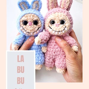 Labubu Crochet Pattern ,Amigurumi Forest Creature PDF Tutorial,Instant Download