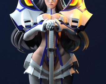 Figura de Satsuki Kiryuin - Estatua de Kill la Kill - Coleccionable de anime pintado a mano