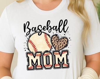 Vintage Baseball Mom Shirt: Retro Game Day Graphic Tee