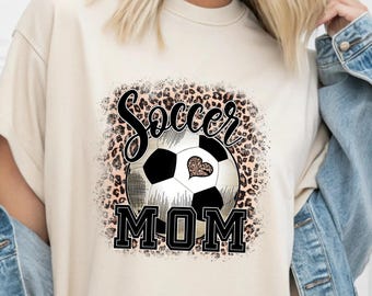 Leopard Football Mom Shirt: Game Day Tee, Stylish Sports Mama