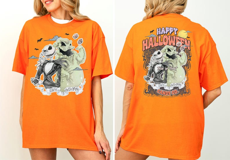Oogie Boogie Halloween Shirt, Happy Halloween Candy Co T-Shirt, Nightmare Before Christmas Tee, Trick or Treat Sweatshirt, Disney Halloween