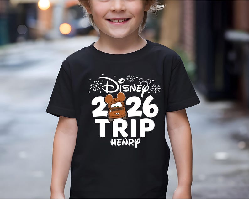 Disney 2026 Trip Shirts, Pixar Cars T-Shirt, Lightning McQueen & Tow Mater Shirt, Matching Cars Family Hoodie, Disneyland Trip Sweatshirt