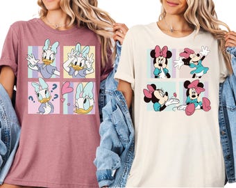 Disney Besties Matching Shirt, Minnie Mouse Daisy Duck T-Shirt, Disney Girl Trip Tee, Disney Best Friend Shirt, Disney Couple Shirt,