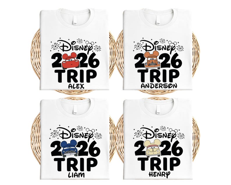 Disney 2026 Trip Shirts, Pixar Cars T-Shirt, Lightning McQueen & Tow Mater Shirt, Matching Cars Family Hoodie, Disneyland Trip Sweatshirt