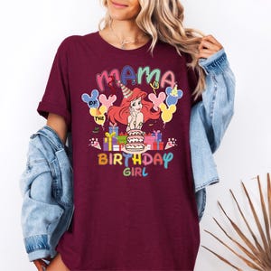 Disney Princess Ariel Birthday Shirt, Little Mermaid Birthday T-Shirt, Family Matching Birthday Tee, Birthday Girl Tee, Disney Trip 2026 Tee