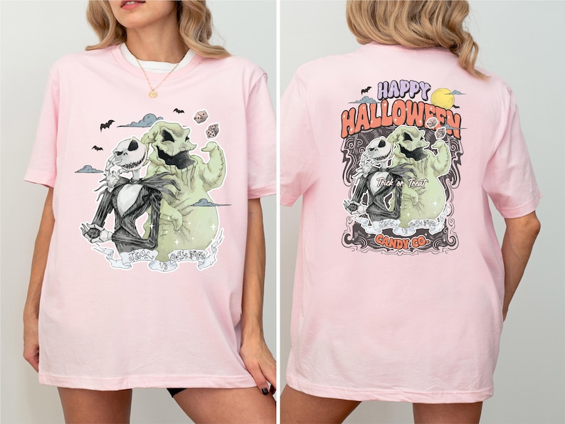 Oogie Boogie Halloween Shirt, Happy Halloween Candy Co T-Shirt, Nightmare Before Christmas Tee, Trick or Treat Sweatshirt, Disney Halloween