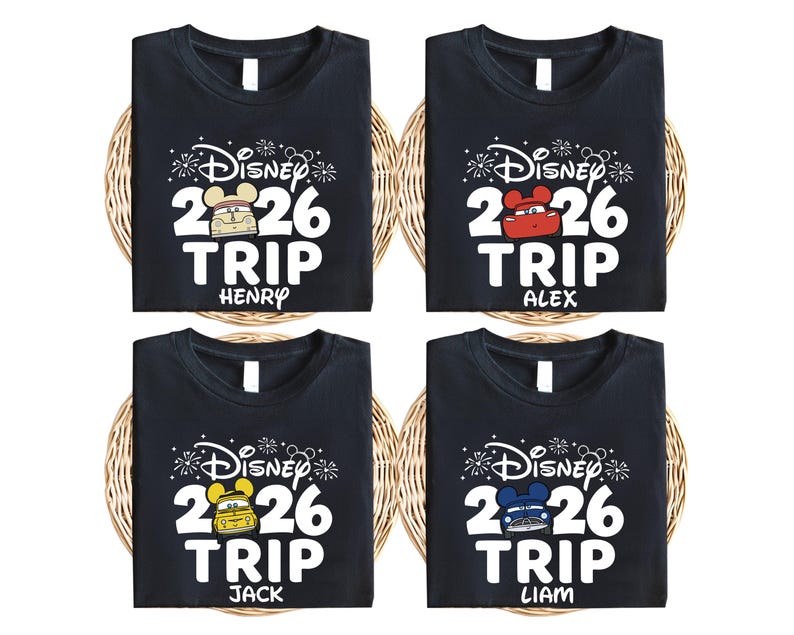 Disney 2026 Trip Shirts, Pixar Cars T-Shirt, Lightning McQueen & Tow Mater Shirt, Matching Cars Family Hoodie, Disneyland Trip Sweatshirt