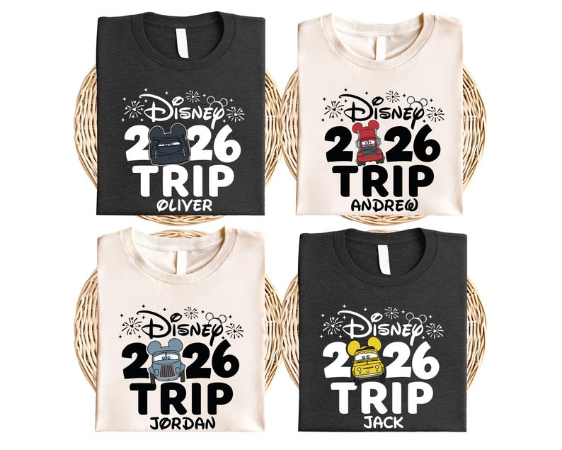 Disney 2026 Trip Shirts, Pixar Cars T-Shirt, Lightning McQueen & Tow Mater Shirt, Matching Cars Family Hoodie, Disneyland Trip Sweatshirt