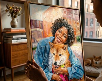 Personalized Watercolor Memorial Portrait on Canvas - Custom Family Photo Painting, Unique Remembrance Canvas Print Gift for Parents