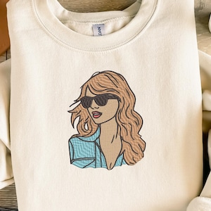 Taylor Swiftie Embroidery design, Instant download, 4 sizes embroidery file, Swift