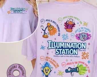 Comfort Colors Illumination Station VBS 2026 Shirt, Christian Camp Tee