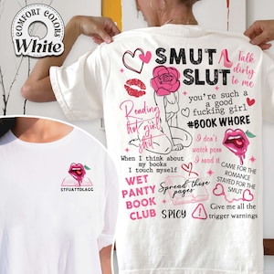Smut Comfort Colors Shirt, Smut Reader Shirt, Spicy Book Shirt, Bookish Merch, Spicy Book Tok, Smut Lover Gift, STFUATTDLAGG Shirt, Smut Fan