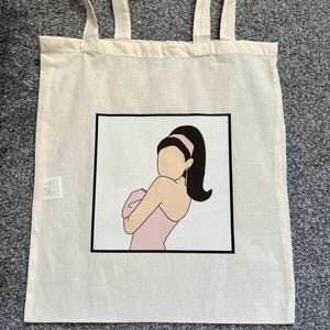 Hand designed Ariana Grande Art Tote Bag
