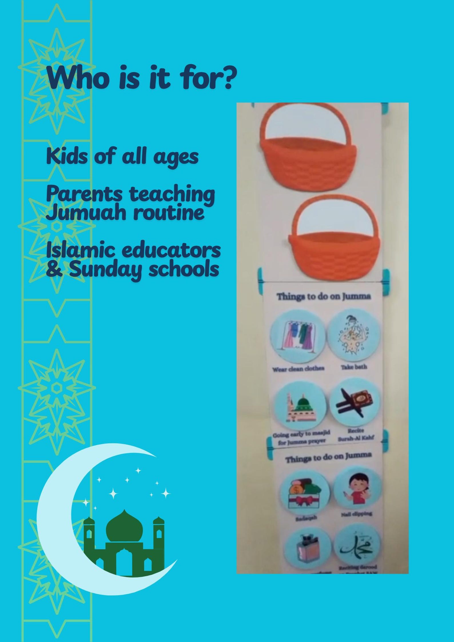 Islamic Jumuah Activity: Sunnah Tracker, Friday Routine Chart (digital ...