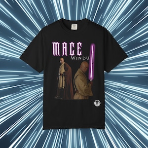 Mace Windu Star Wars Graphic Tee: Unisex Jedi Apparel
