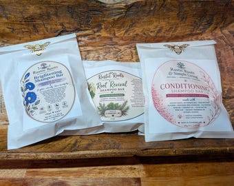 Shampoo and Conditioner Bars | Solid Hair Care for Fine, Curly, Blonde & Silver Hair