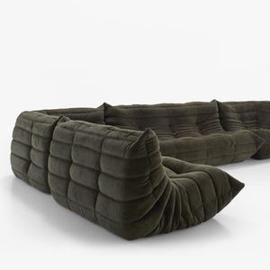 Vintage Togo Sofa Set Replica – Luxury Modular Seating, Retro Style Couch