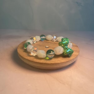 Matte Green & Glossed Bracelet