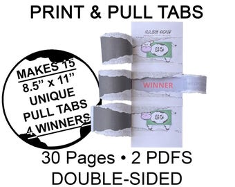 Pull Tab Raffle Powerball Printable Raffle Sheet - Etsy UK