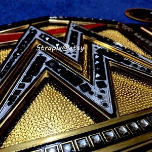 Universal Championship Replica Belt: 6mm Brass Plates, Adult Size, Extra Side Plates