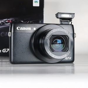 Canon PowerShot G7X Digitalkamera 20.2 MP 4.2x Vlogging, Originalpackung, SD-Karte